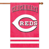 Reds Applique Banner Flag
