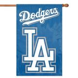 Dodgers Applique Banner Flag