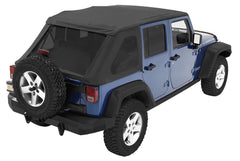 Bestop 56823-35 Black Diamond Trektop NX Complete Frameless Replacement Soft Top with with Sunrider Sunroof Feature