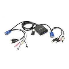 2 Port USB KVM Switch w Audio
