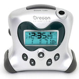 Projection Clock w Temp Silver