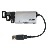 USB 2.0 3 Port Hub Ethernet